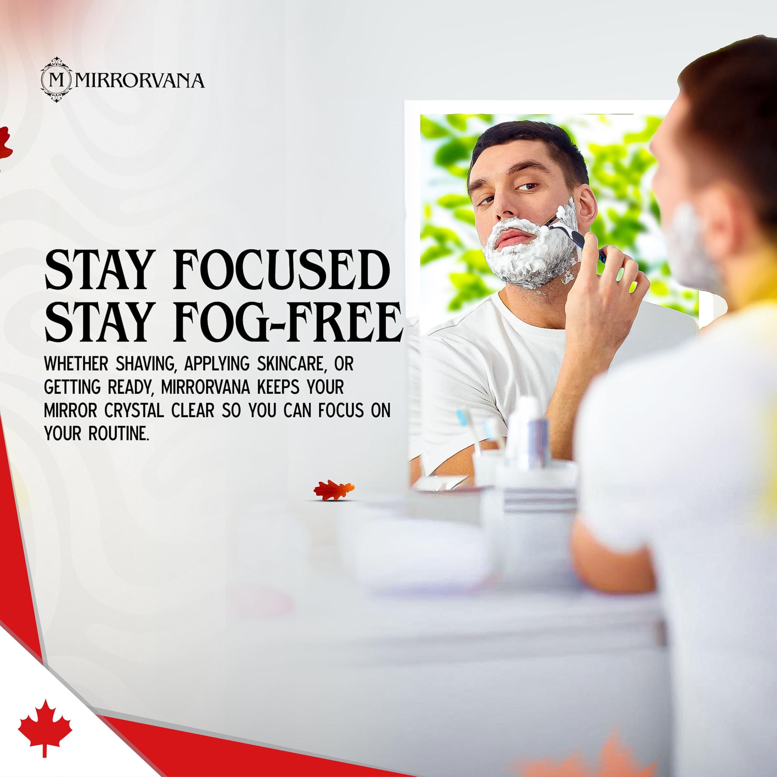 Deux flacons MIRRORVANA de 7 ml, pratique et durable.