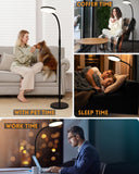 Mode lecture/travail/détente sur la lampe MirthSip pour rythmes différenciés.