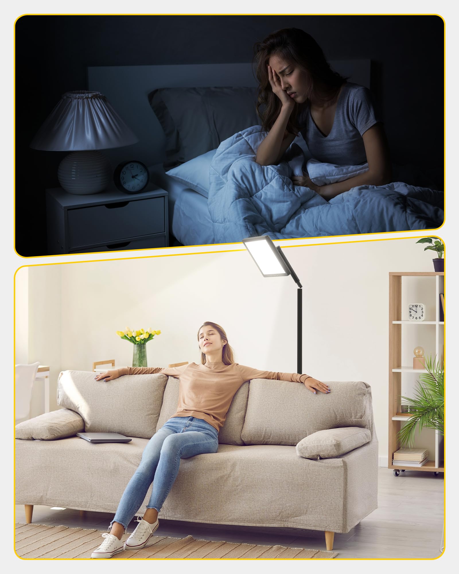 Mode Soins de la MirthSip pour une ambiance apaisante.
