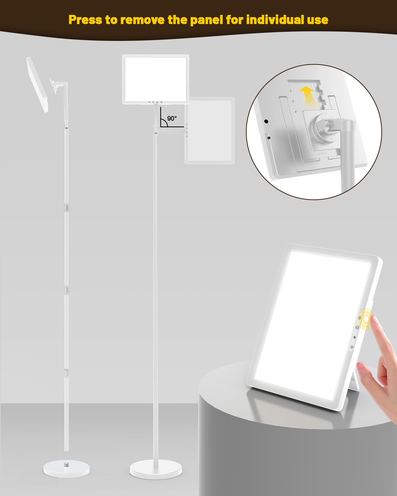 MirthSip mode Travail, éclairage adapté pour posture et concentration.