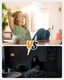 Design blanc et élégant de la MirthSip Sunlight Lamp pour tout espace