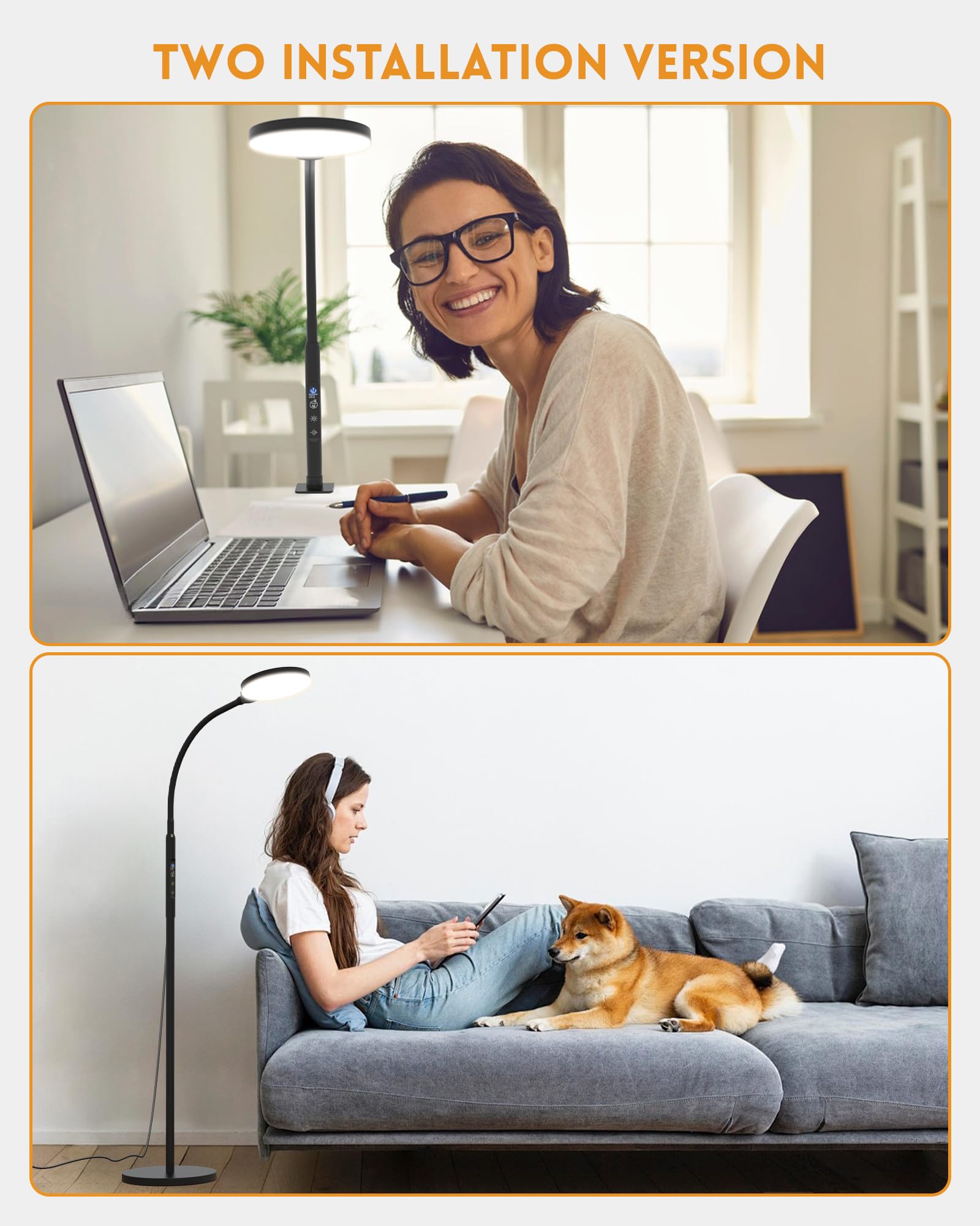 Contrôle tactile et télécommande facilitant les réglages sans interruption.