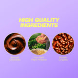 Barre Misfits sans sucre ajouté, pratique et goût chocolat.
