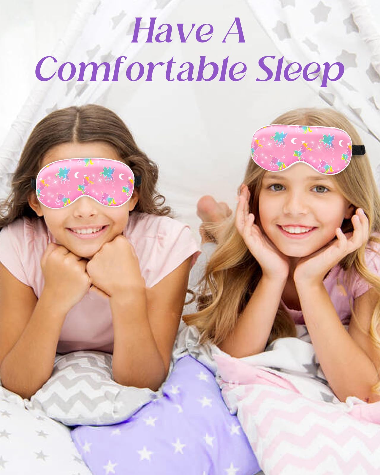 Miss Adola masque yeux emballage cadeau enfant, style charmant pour offrir.