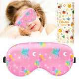 Miss Adola masque yeux enfant avec licornes, design ludique favorisant le sommeil.