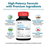 Berberine HCl 1500 mg dans MISS PEP GLP-1 pour l'équilibre métabolique.