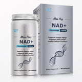 MISS PEP NAD+ montre la bouteille et son étiquette, symbole de qualité et de transparence