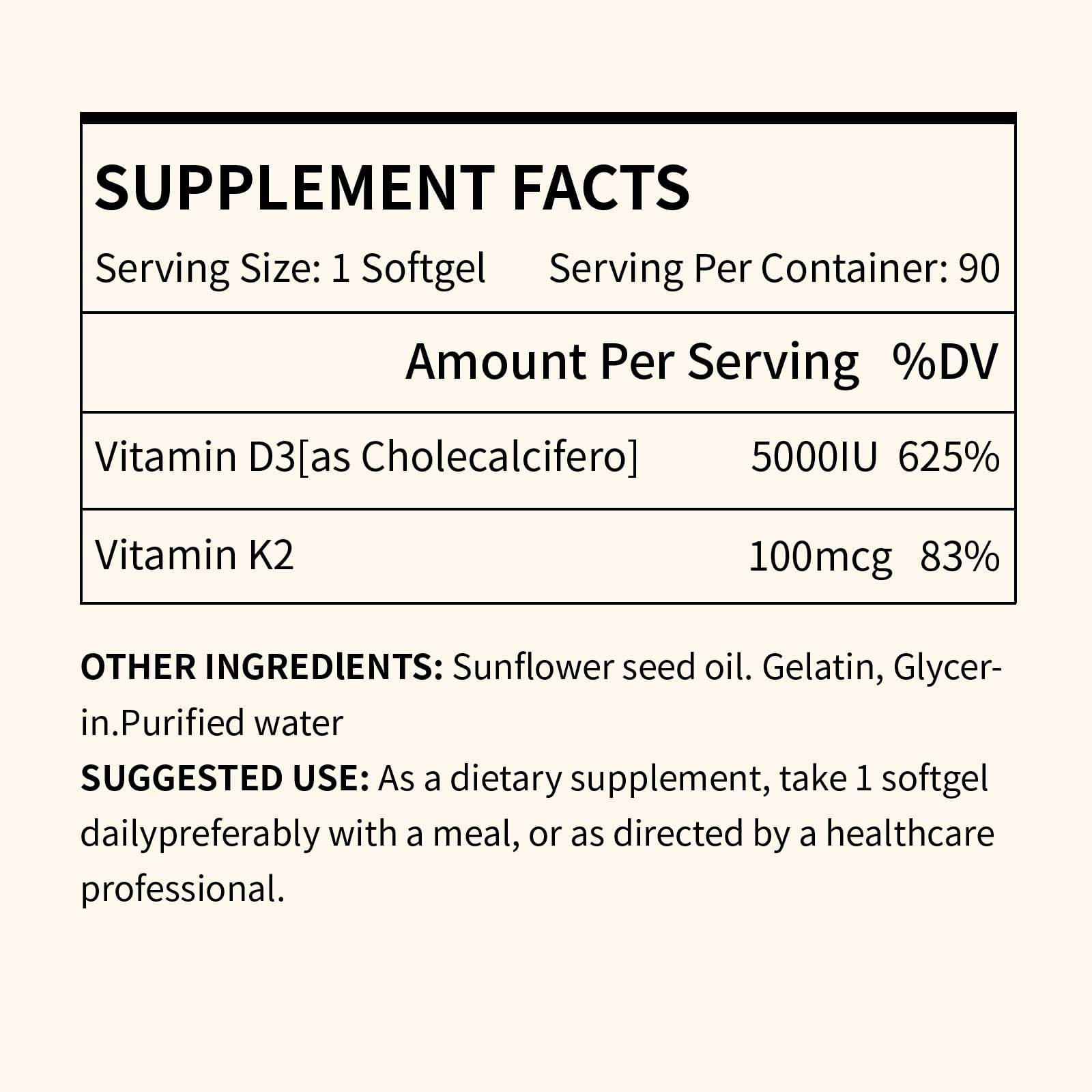 Misspep format mini D3K2 90 capsules: format compact et portable.