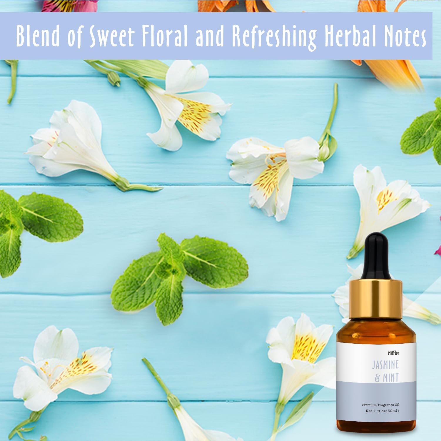 Bouteille MitFlor parfum jasmin menthe diffusion intérieure