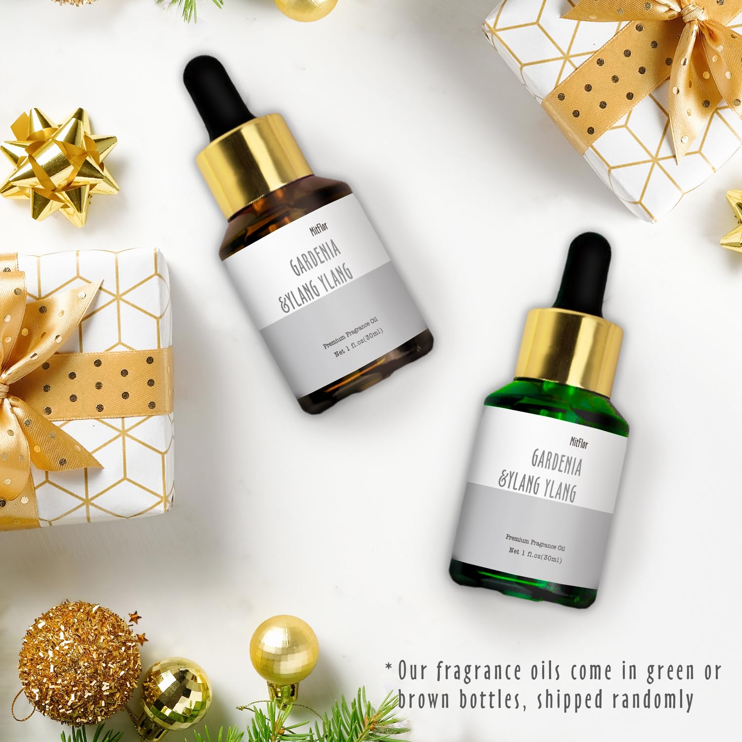 MitFlor Gardenia et Ylang Ylang – huile pour bougie, intensité aromatique accrue.
