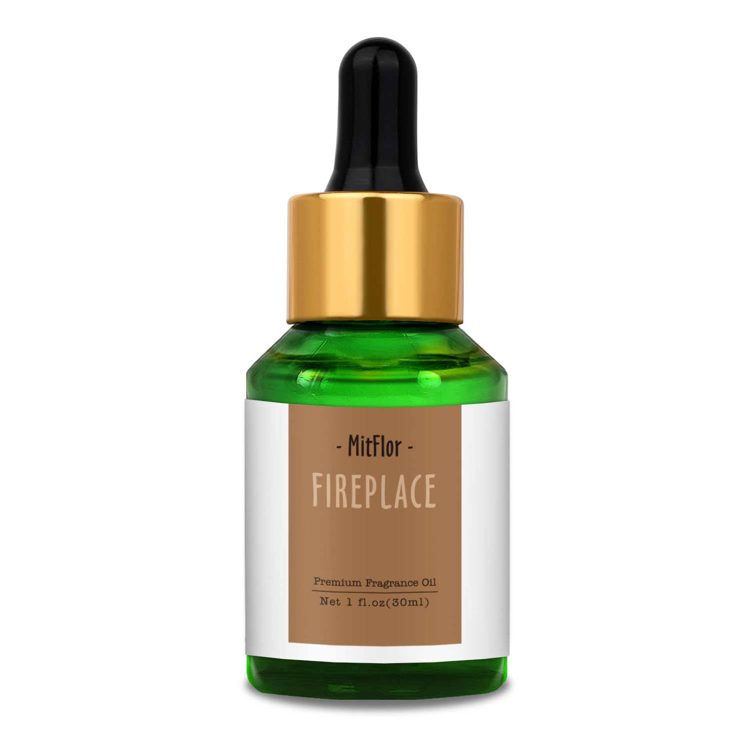 MitFlor huile-feu-cheminée – parfum chaleureux pour diffuser une ambiance cosy