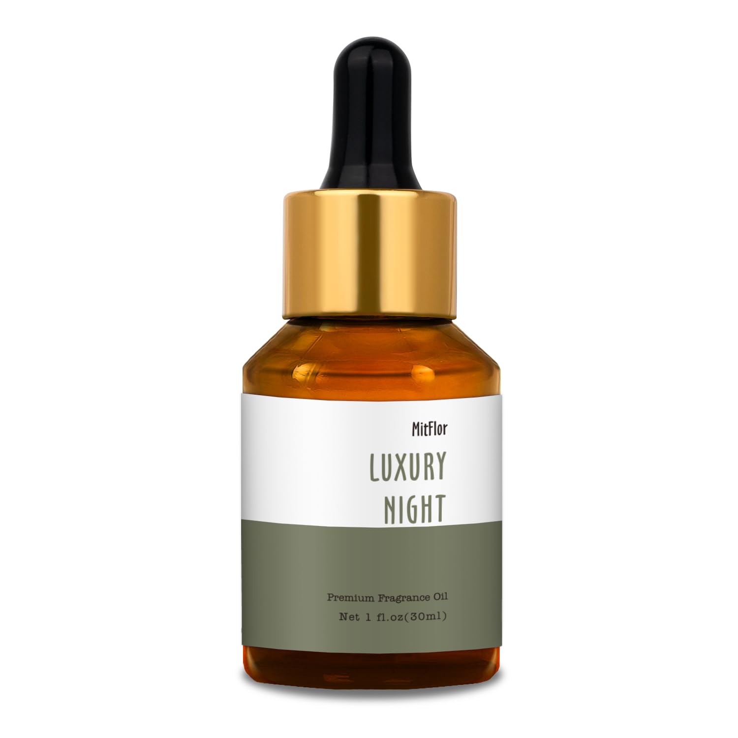 MitFlor huile-fragrance nuit luxe-bouteille: parfum riche pour ambiance nocturne