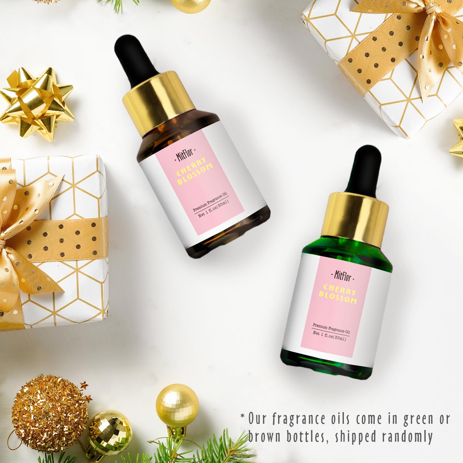 Huile parfum MitFlor – sûre pour bains et soins corporels.