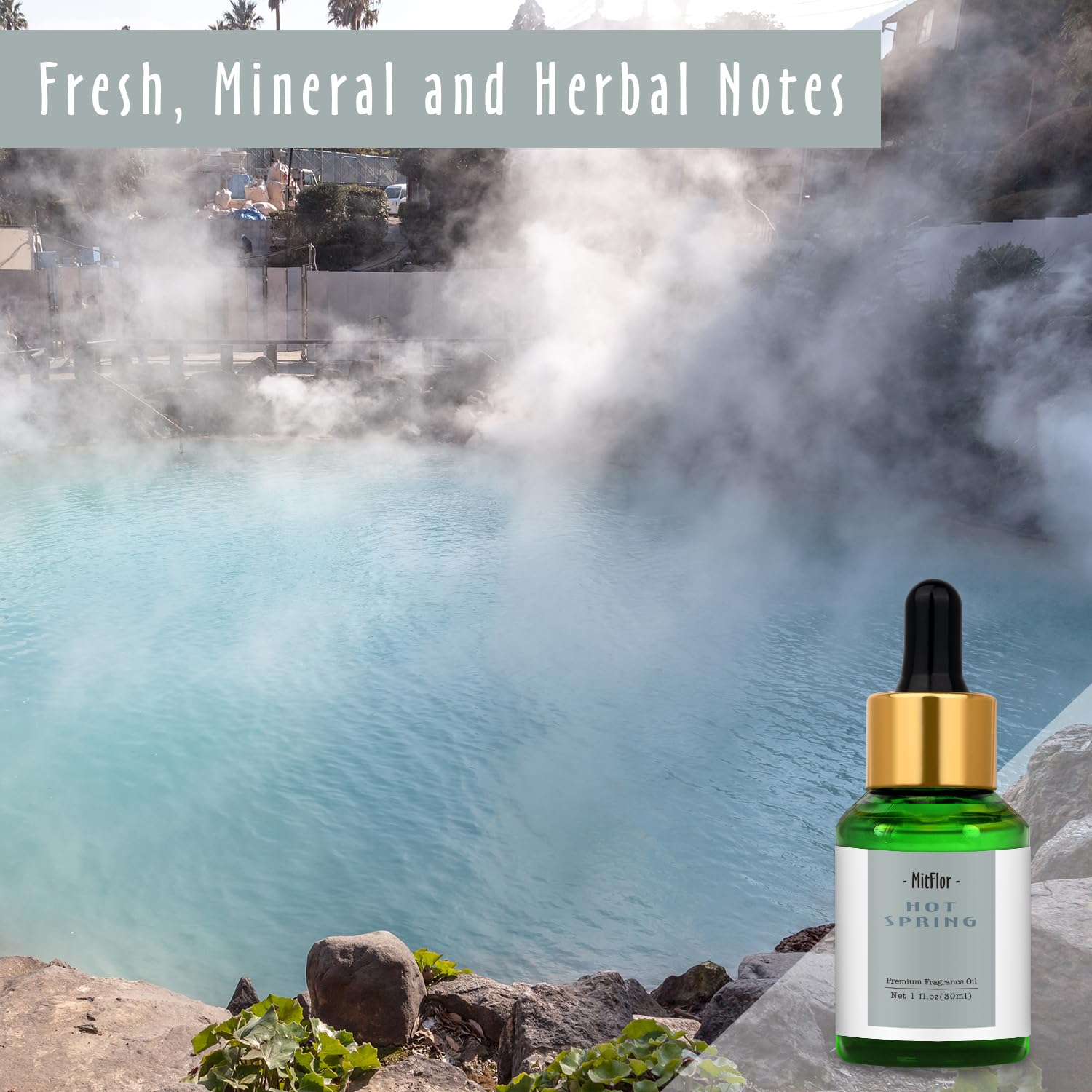 MitFlor huile parfum versement pour diffusion prolongée