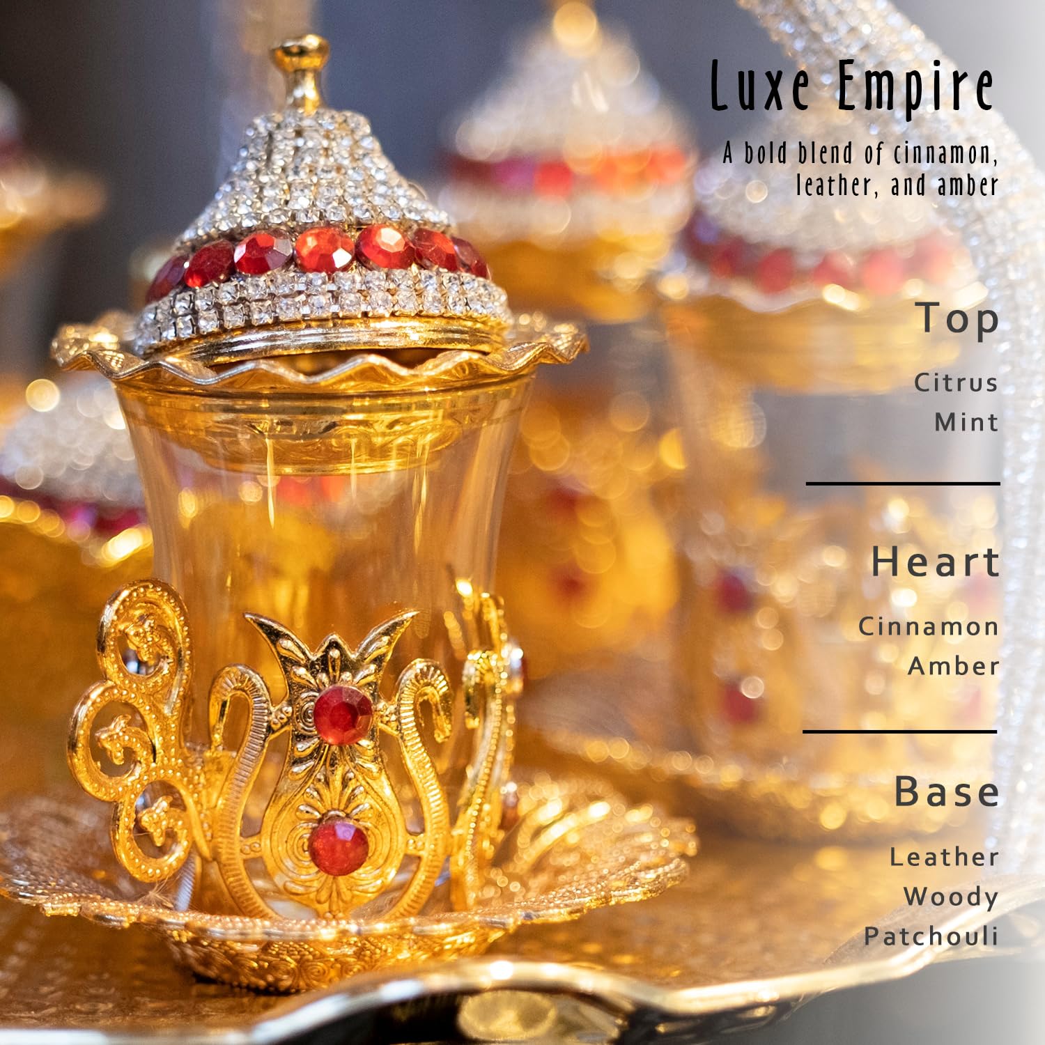 MitFlor Luxe Empire — Note cannelle pour une ambiance chaude et masculine.