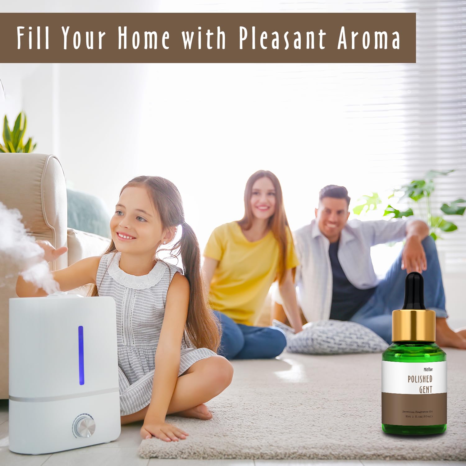 MitFlor Polished Gent: bougie parfumée qui diffuse une impression sophistiquée.
