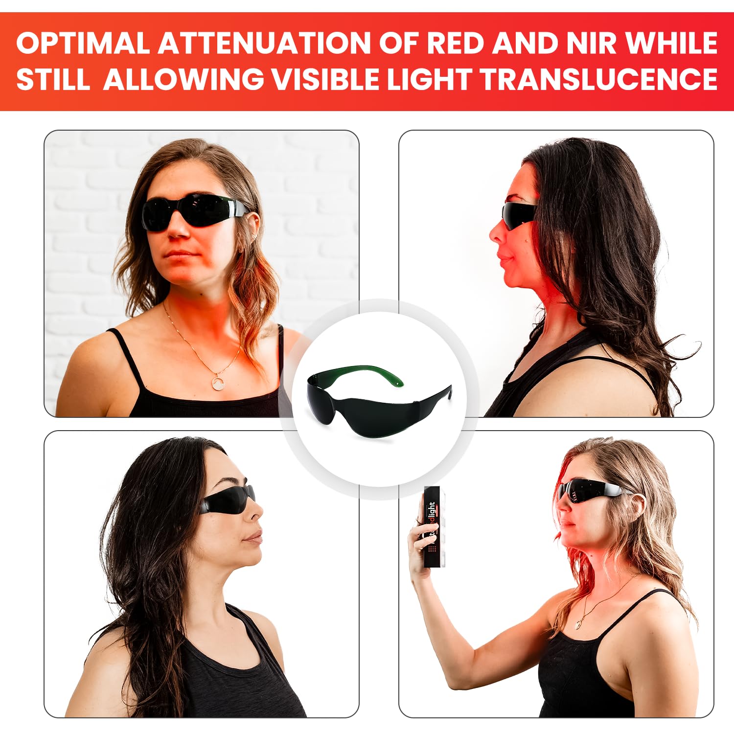 Lunettes Mito avec attenuation reglable pour ajuster l'intensité.