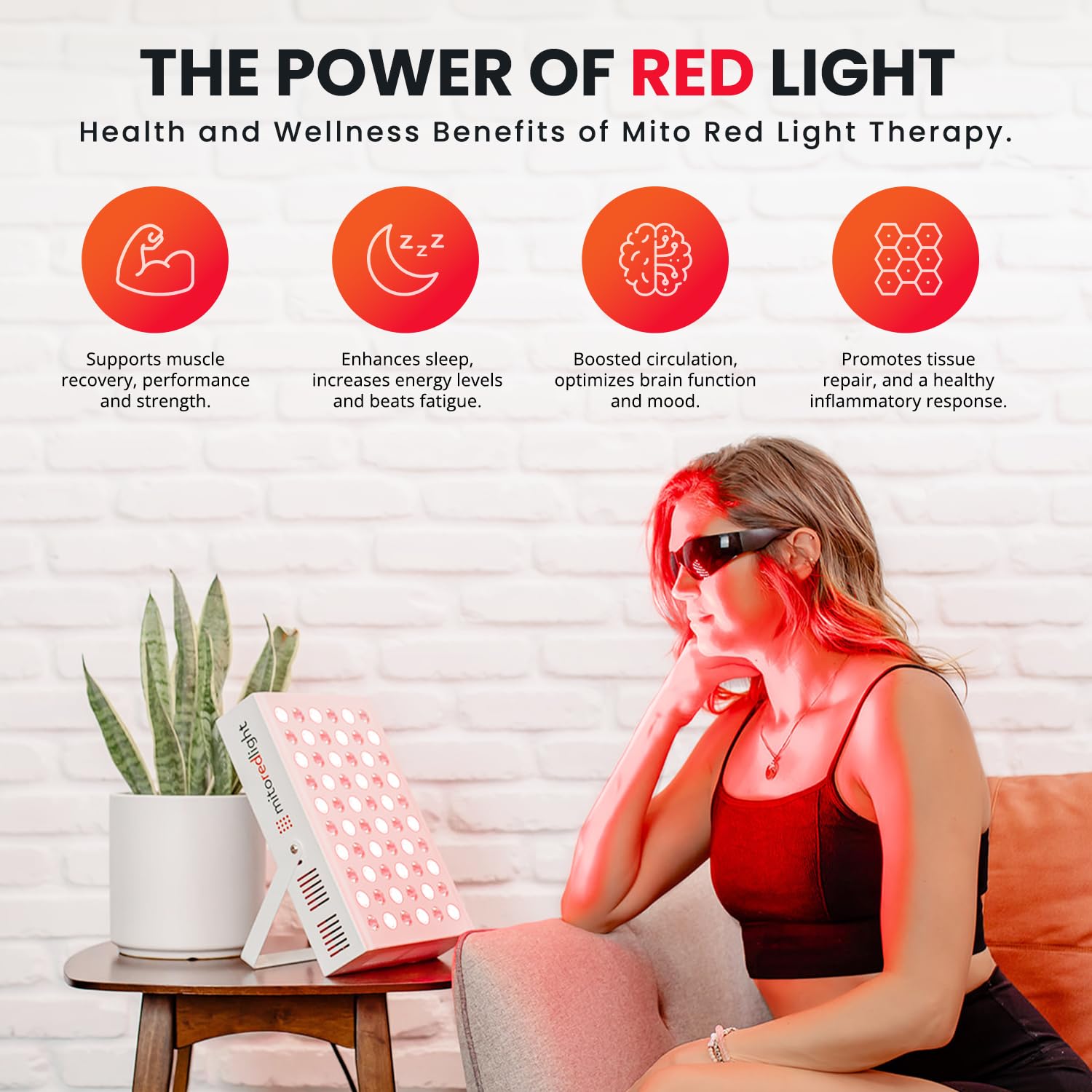 MitoMIN 2.0 panneau rouge corps pour récupération après l’effort