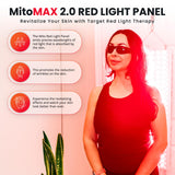 mito-red-light mitomax-2-0 panneau rouge et nir visage peut soutenir la récupération musculaire