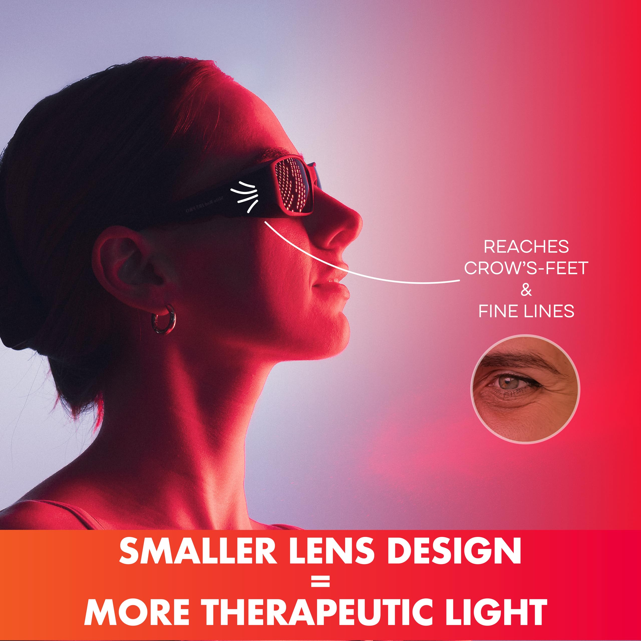 Lunettes Mito Red PRO légères et confortables pour sessions prolongées
