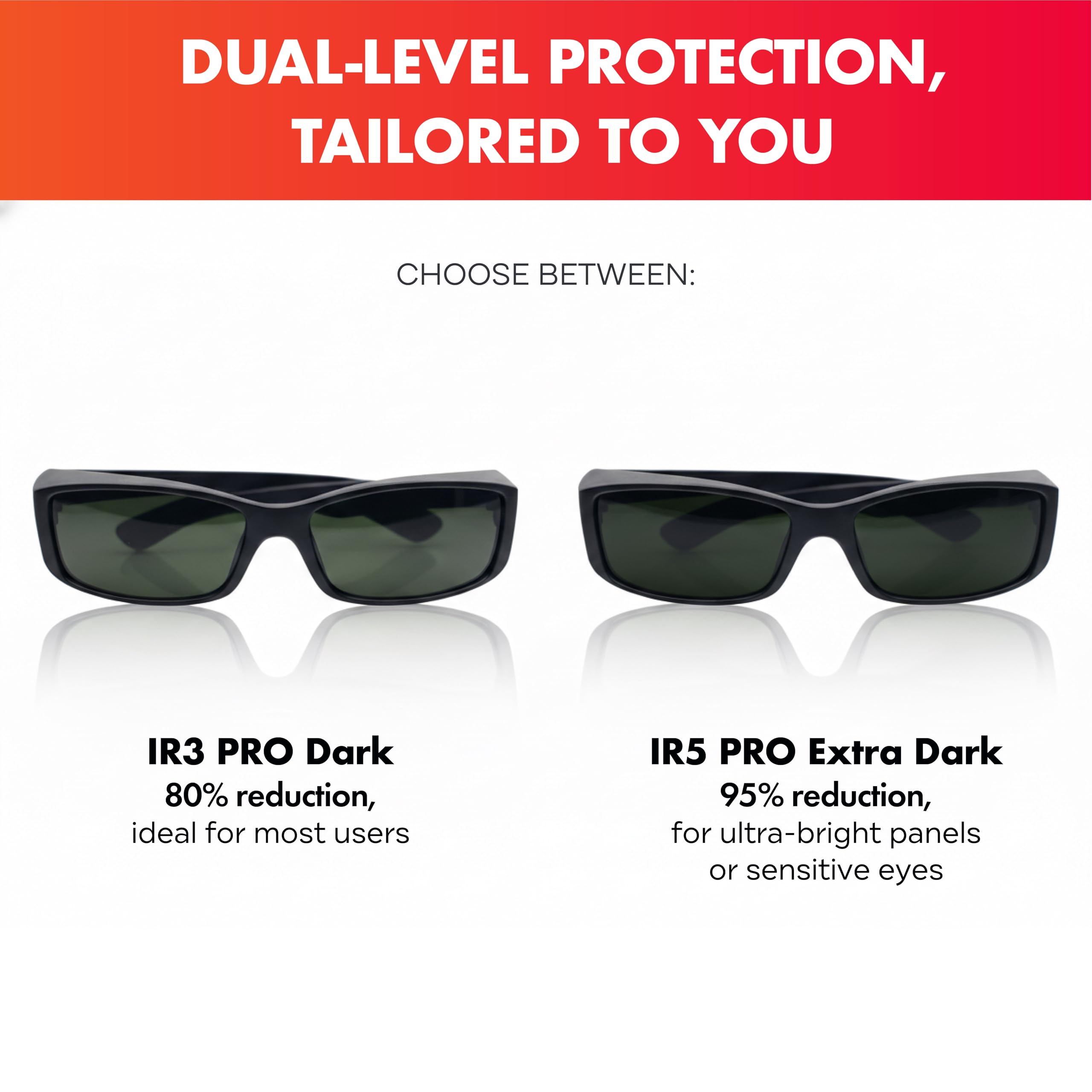 Lunettes Mito Red PRO monture-anti-rayures : cadre élégant et durable.