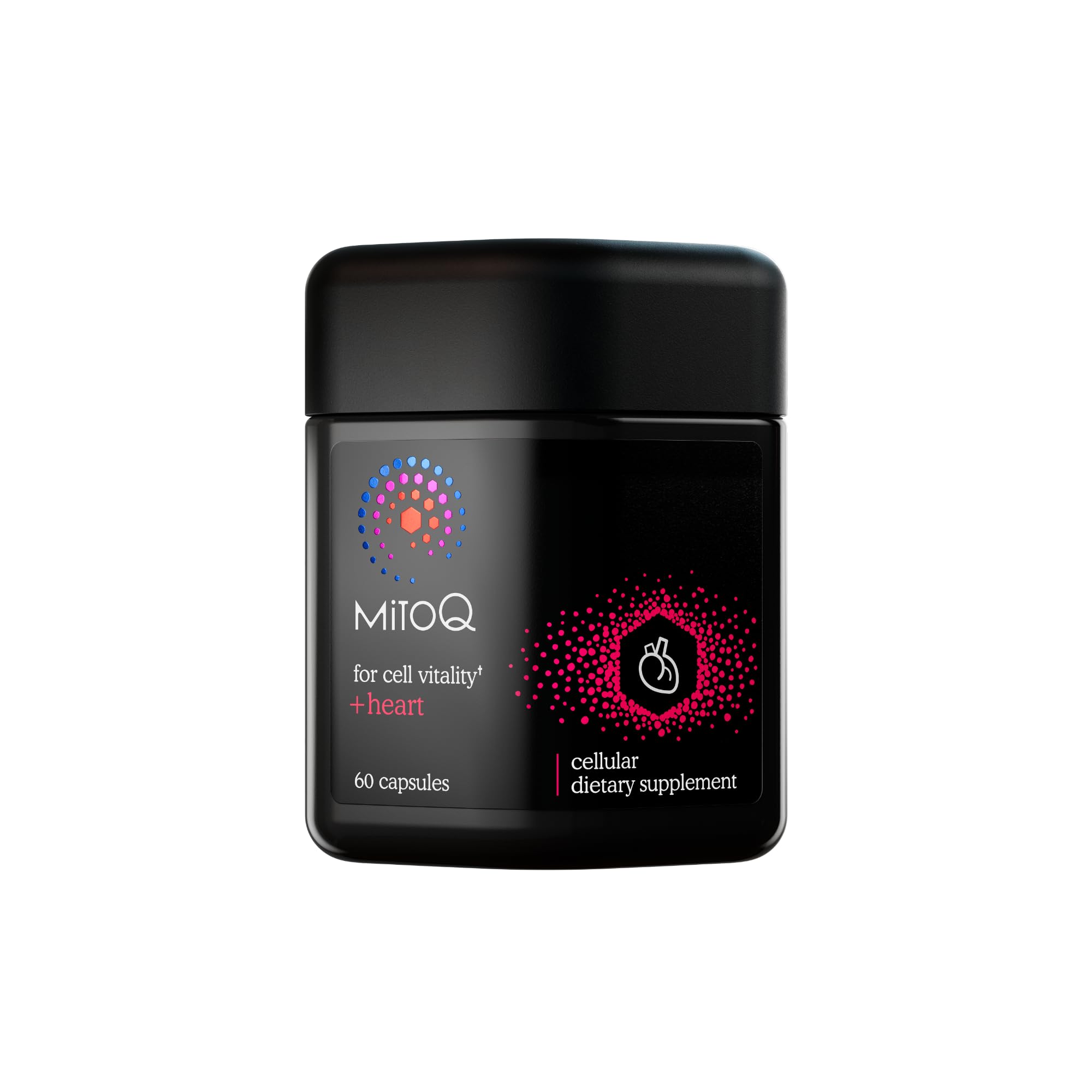 MitoQ Bouteille 60 gélules pour soutenir l'énergie et la circulation.