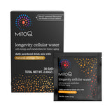 MitoQ Longevity sachet orange — mélange facile pour énergie et vitalité au quotidien.