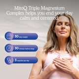 MitoQ Triple Magnésium Complex – soutien potentiel pour cœur et gestion du stress.