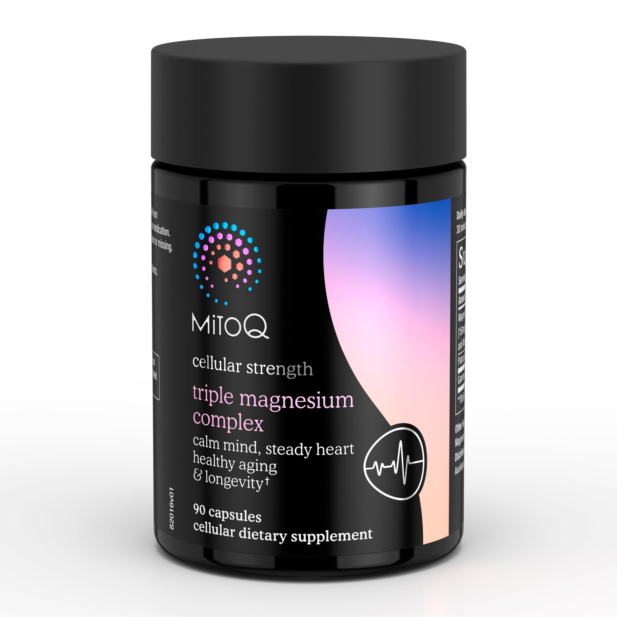 MitoQ Triple Magnésium Complex – gélules prêtes à la prise, simplicité d’utilisation.