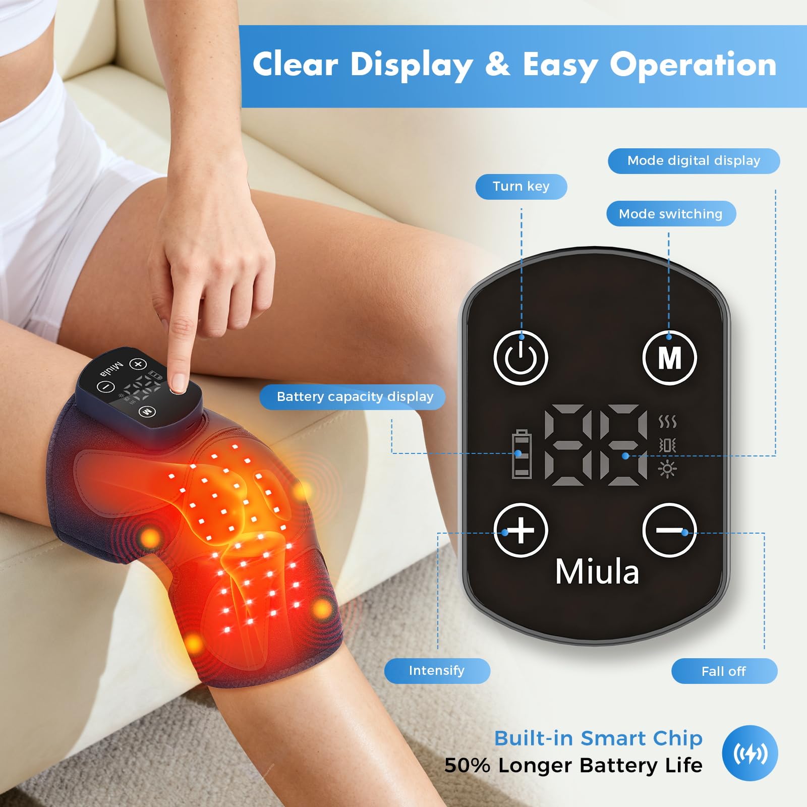 Miula design compact: appareil léger et portable.