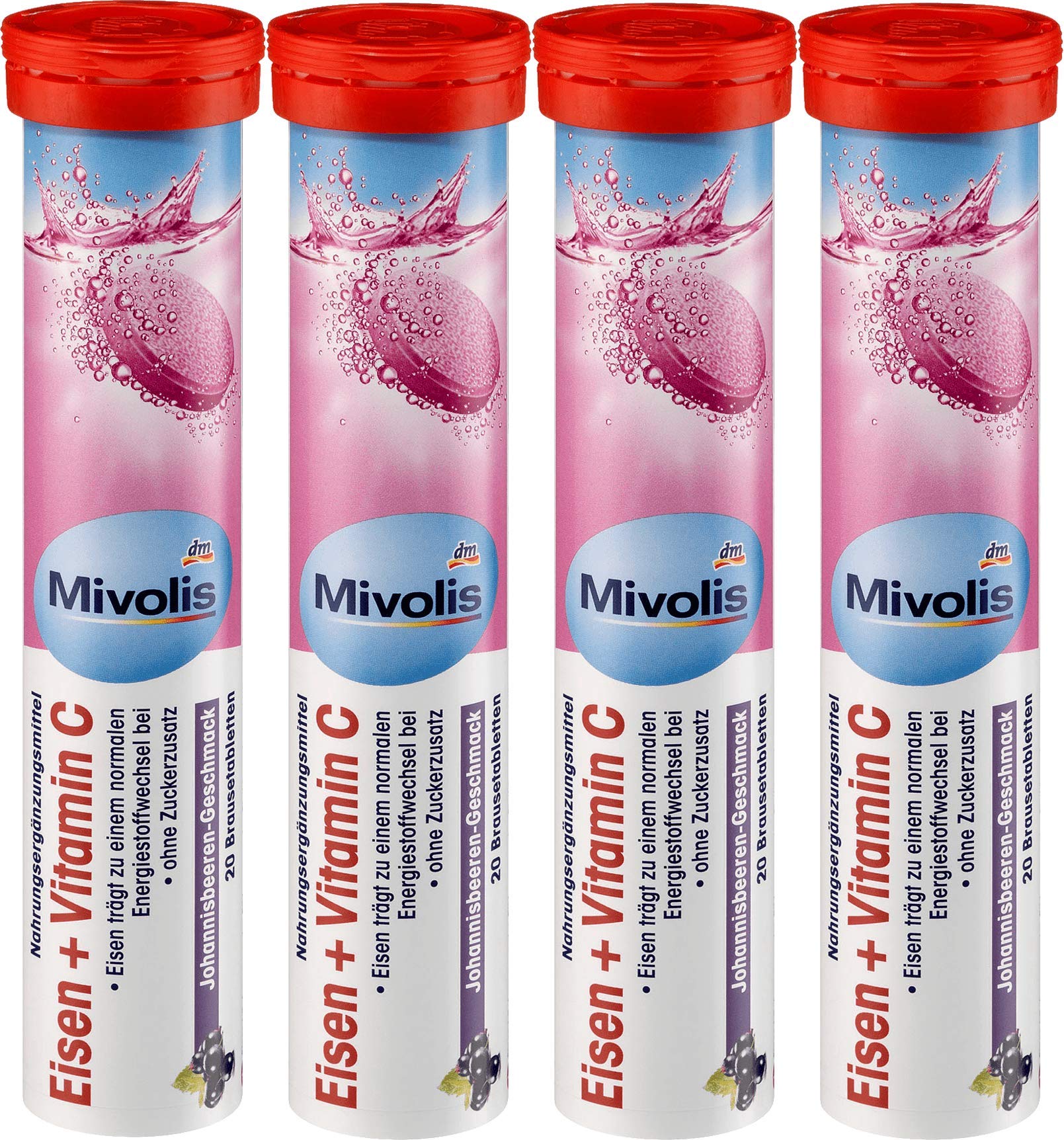 Mivolis Fer Vitamine C, bouteille prête à l’emploi pour énergie quotidienne