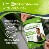 Adhésion stable du patch MLAB FlexiShoulder sur l'épaule.