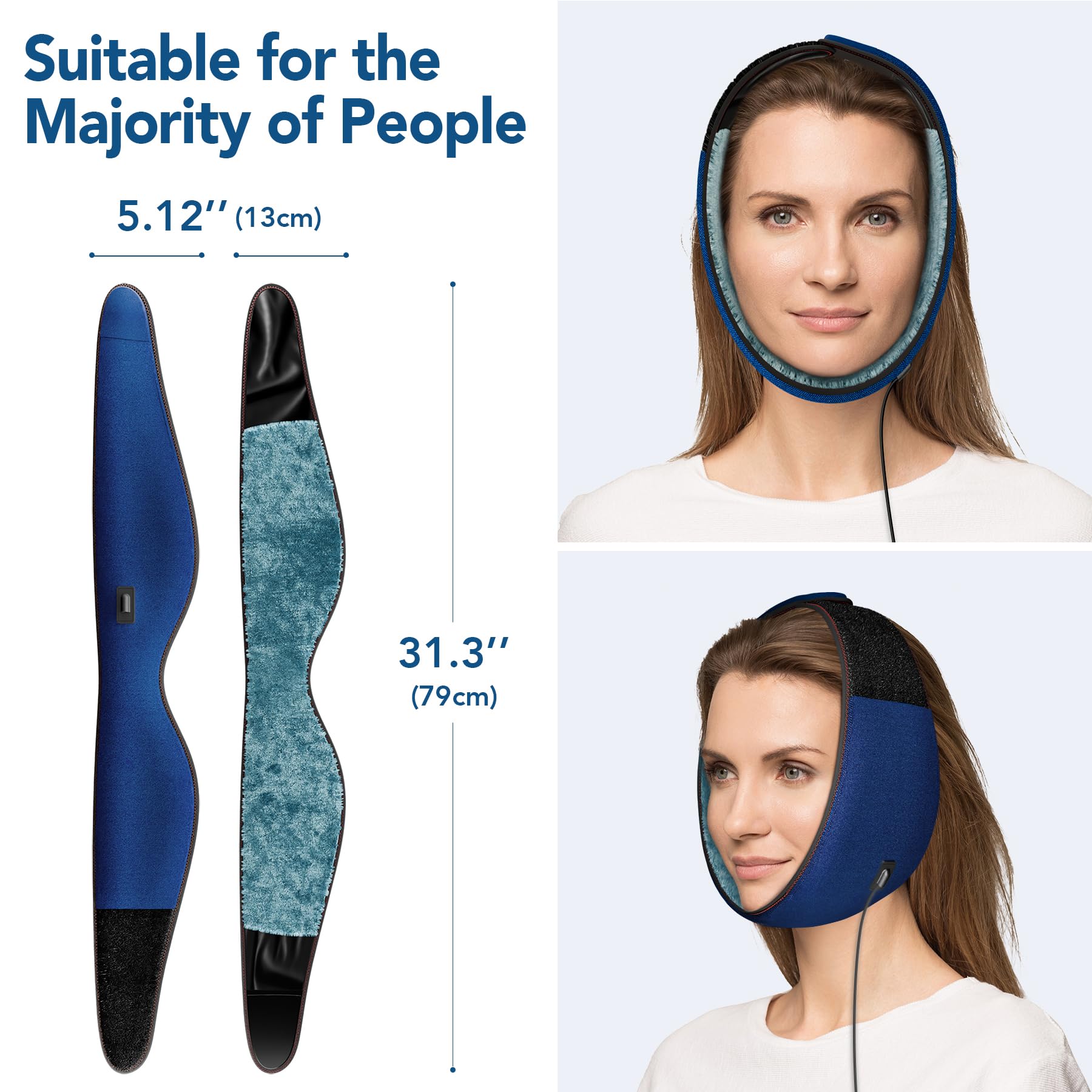 Fermeture Velcro ajustable pour un maintien personnalisé.