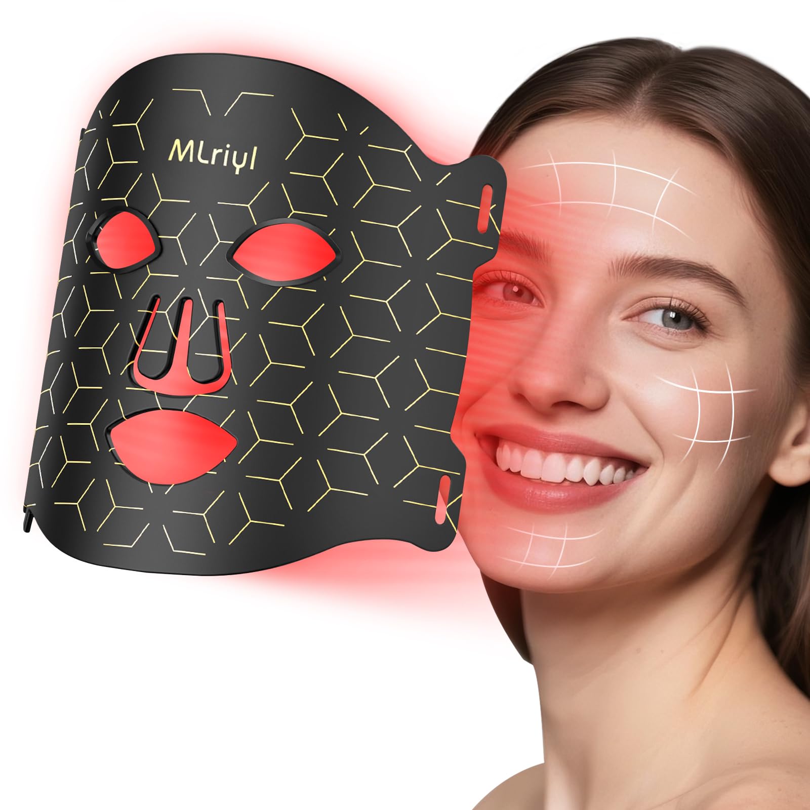 MLriyl masque lumière rouge – teint éclatant et usage à domicile