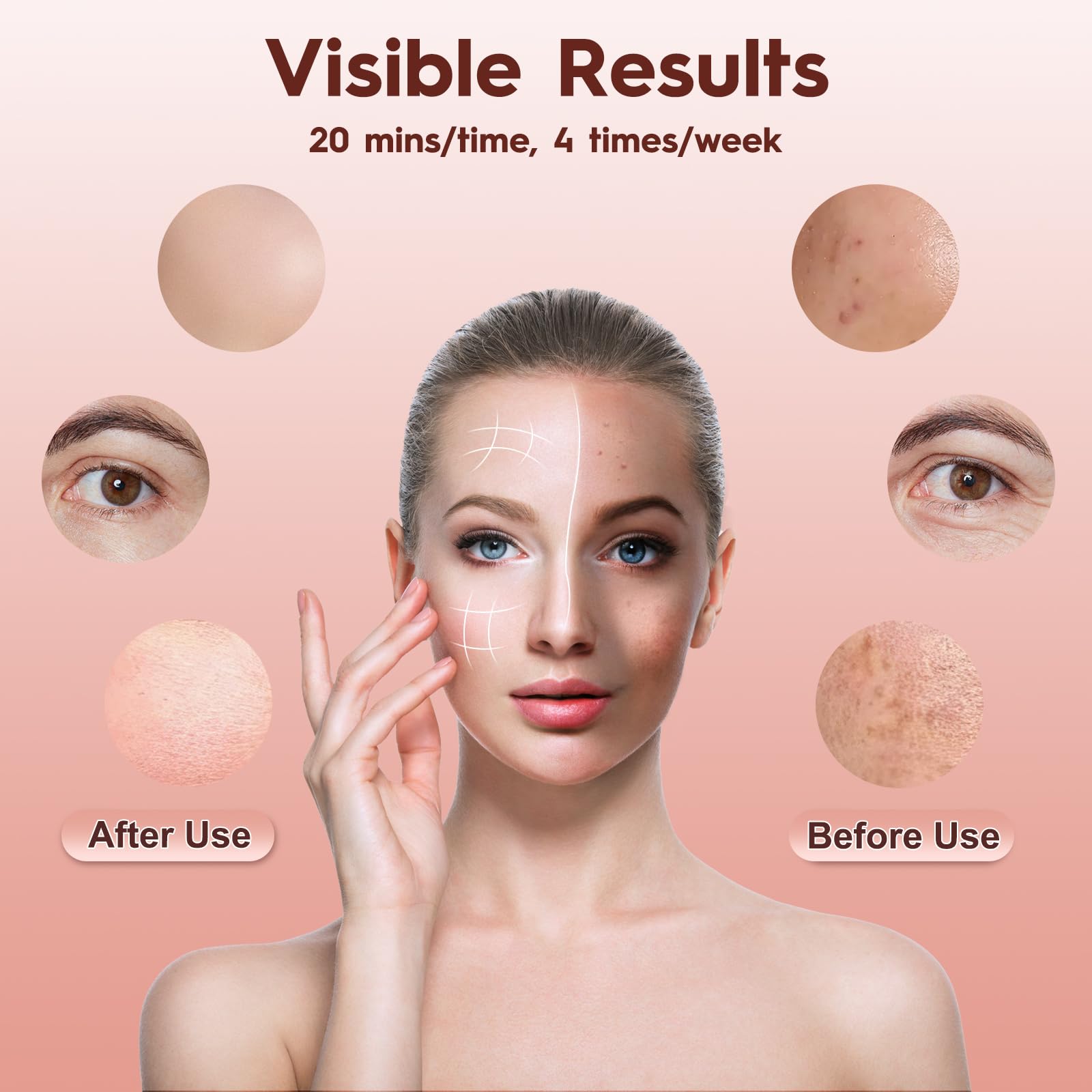 MLriyl masque lumière violet – tonification légère de la peau