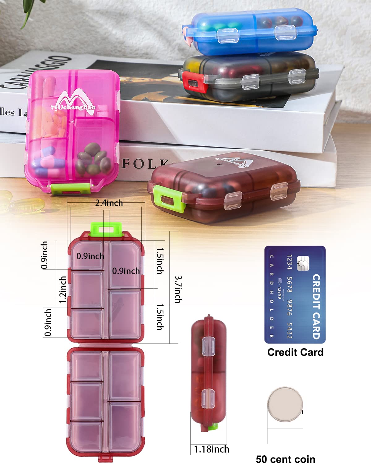 Étiquettes-date PVC incluses pour M Mu Chengbao et suivi des prises.