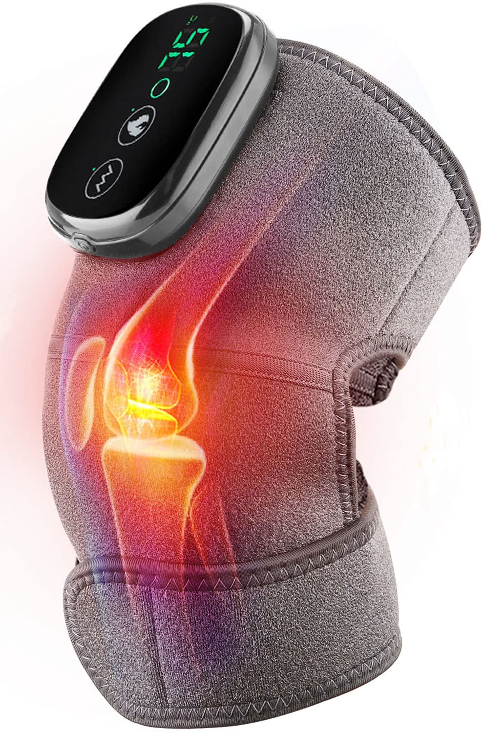 MOAJAZA genou chauffant – massage 3 en 1 pour soulager les douleurs