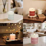 MOASITN Bougie cadeau eucalyptus lavande, idée présent raffinée.