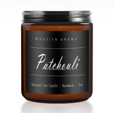 MOASITN Bougie Patchouli : arôme intense pour une ambiance chaleureuse et relaxante.