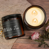 MOASITN Bougie thé blanc – cadeau élégant avec emballage soigné
