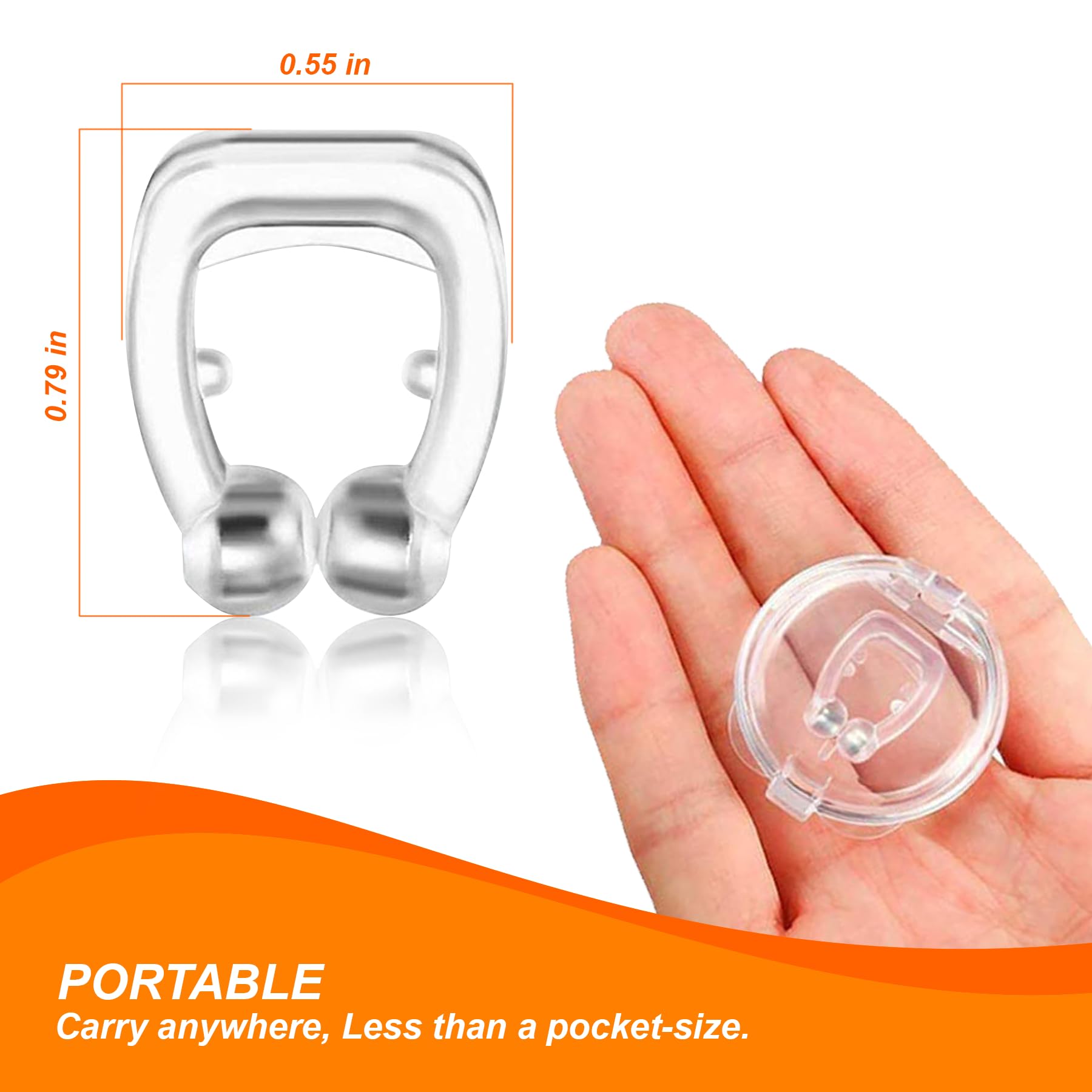 Mobi Lock bandes nasales – 10 grandes et 10 petites bandes incluses pour différents profils.