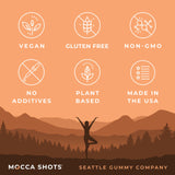 MOCCA SHOTS : usage nomade, idéal au sport et au bureau.