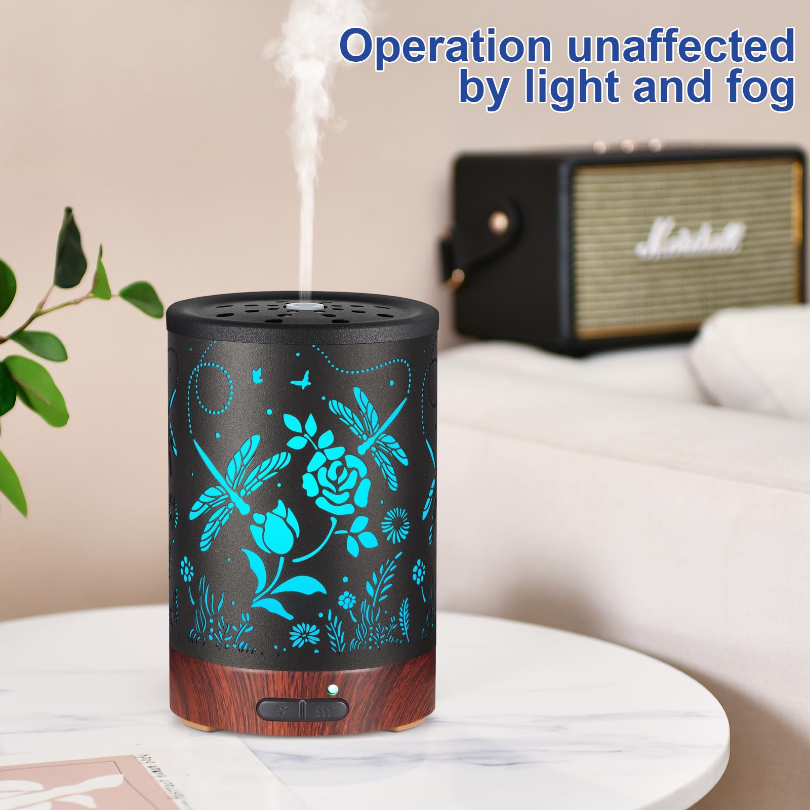 Design polyvalent Mocosa: humidificateur, veilleuse et décor.