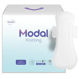MODAL protège-absorbant nocturne emballé, protection discrète prête pour la nuit.