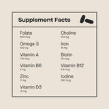 Modern Fertility Prenatal Multivitamin, 12 nutriments essentiels pour la grossesse.