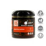 Émulsifiant chocolat avec la lécithine liquide Modernist Pantry, texture lisse et homogène.