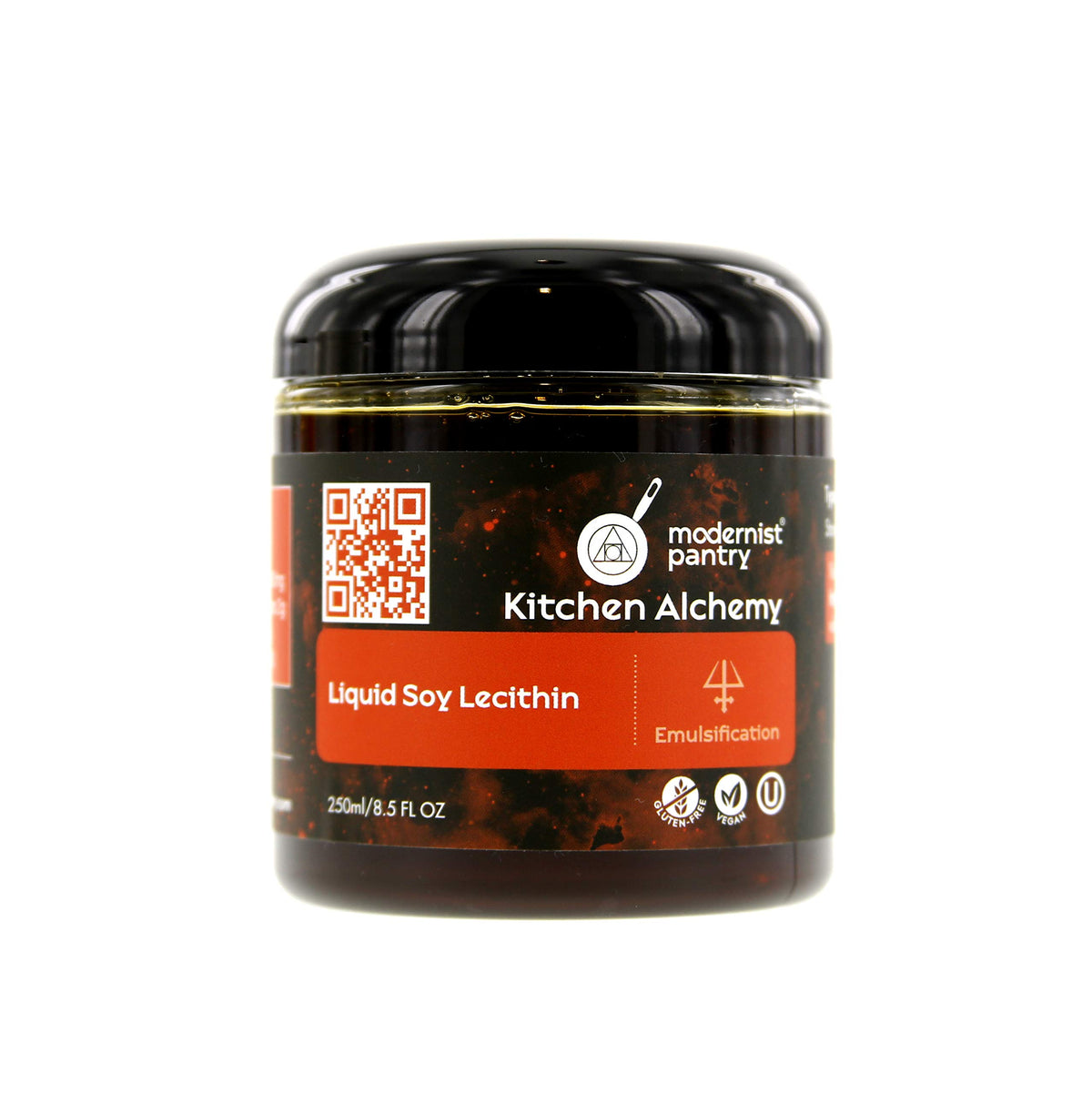 Bouteille de lécithine liquide Modernist Pantry prête à l’emploi, émulsifiant pratique pour sauces.