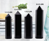 MOGEMT baguette cristal obsidienne noire dirige énergie lors méditation