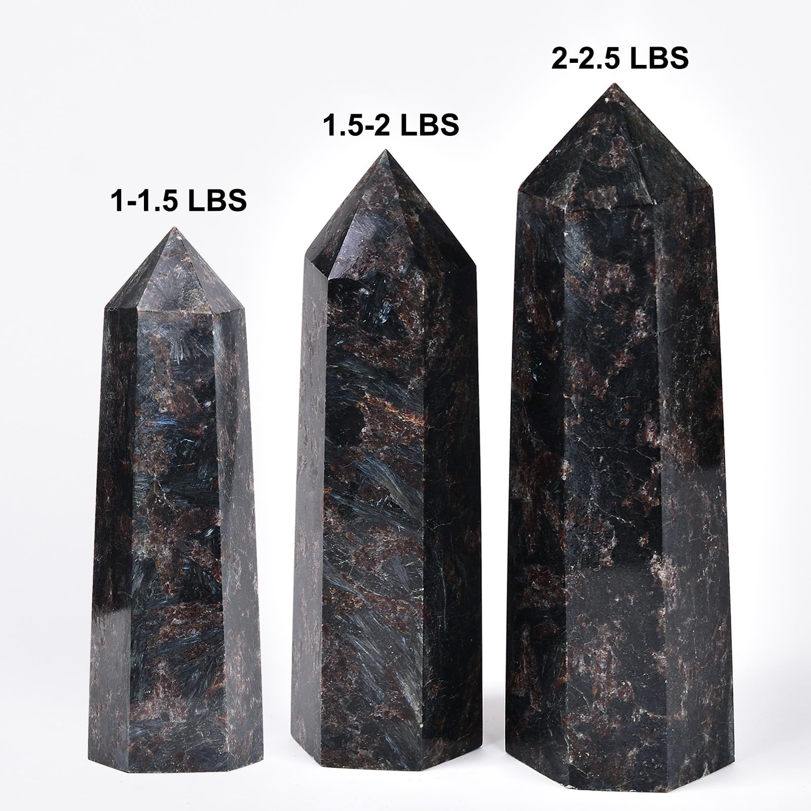 MOGEMT tour cristal astrophyllite quartz cadeau bien-être
