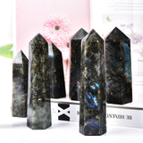 MOGEMT Pointe-obélisque Labradorite, déco zen pour chambre et espace.
